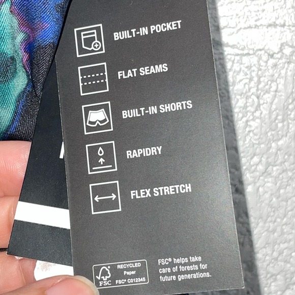 ID Ideology Plus Size celestial sky-Print Active Skort 3x - Picture 5 of 8